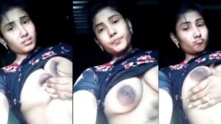 Beautiful cute village girl showing boobs