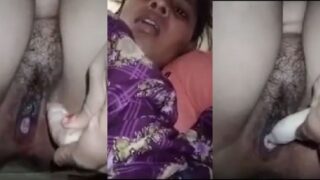 Village girl masturbating her hot pussy