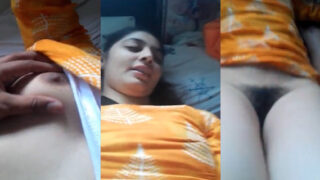 Beautiful Punjabi village girl exposed on cam