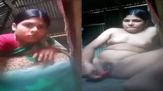 Bangladeshi housewife masturbating her pussy on cam